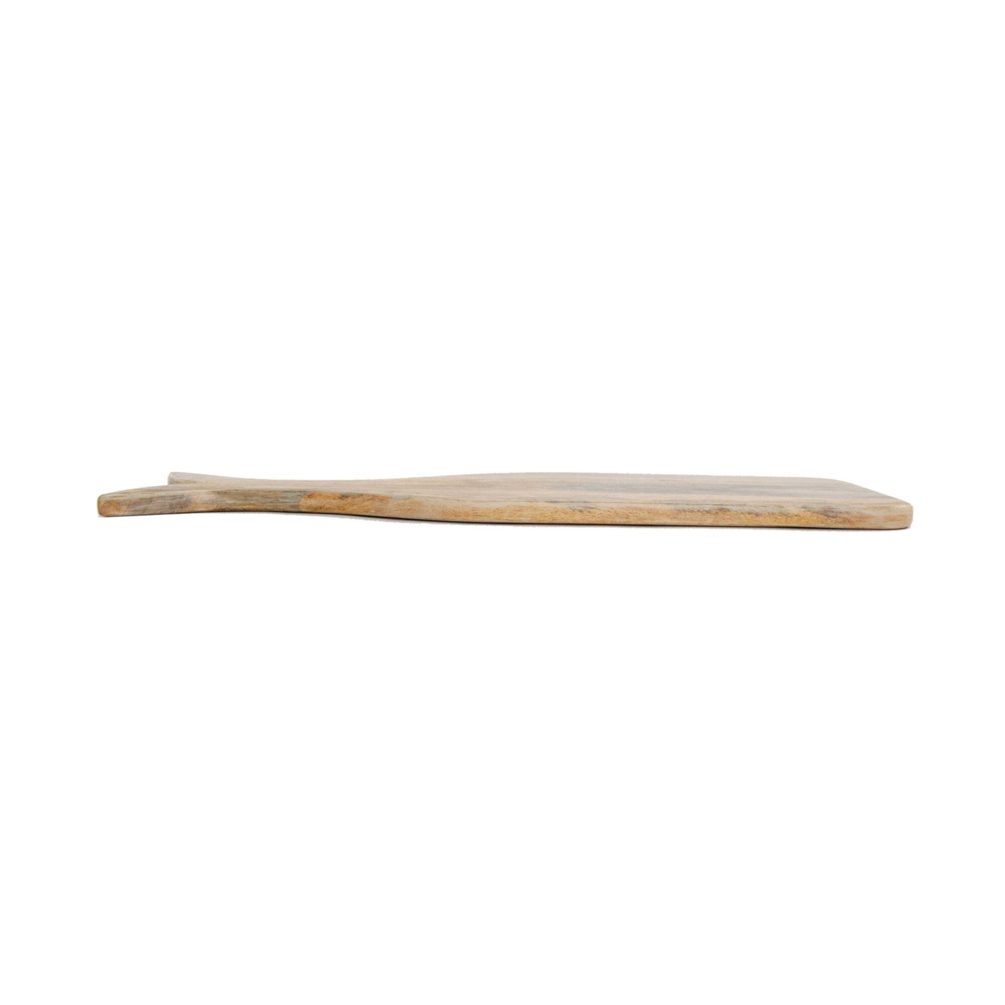 Hello Honey® 20.25" Natural Whale Shaped Acacia & Mango Wood Cheese & Cutting Board